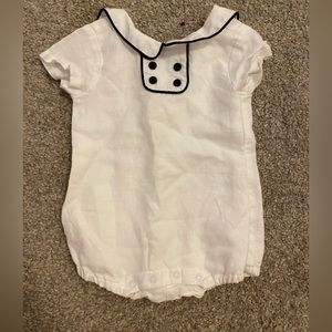 Janie and Jack sailor romper